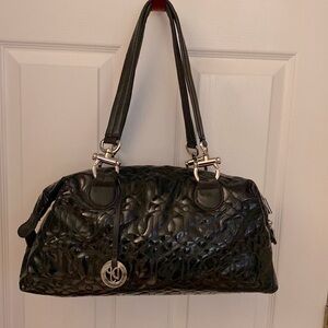 BLACK PATENT LEATHER PURSE